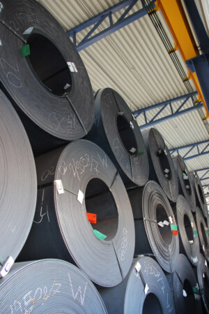 Coillager Krems mit Stahlcoils Coillager Krems mit Stahlcoils